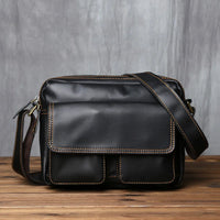 Retro Cowhide Leather Messenger Bag™
