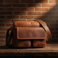 Retro Cowhide Leather Messenger Bag™